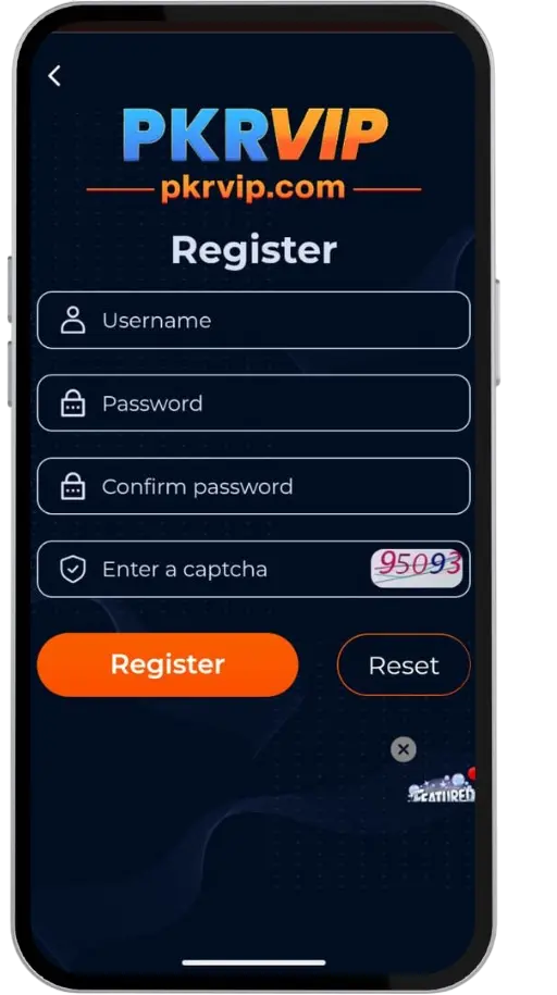 PKRVIP Game Sign up and get a welcome bonus.